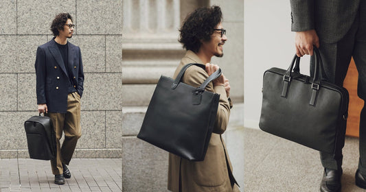 Leather Bags for Business Scenes with Sylist Akihiro Shikata