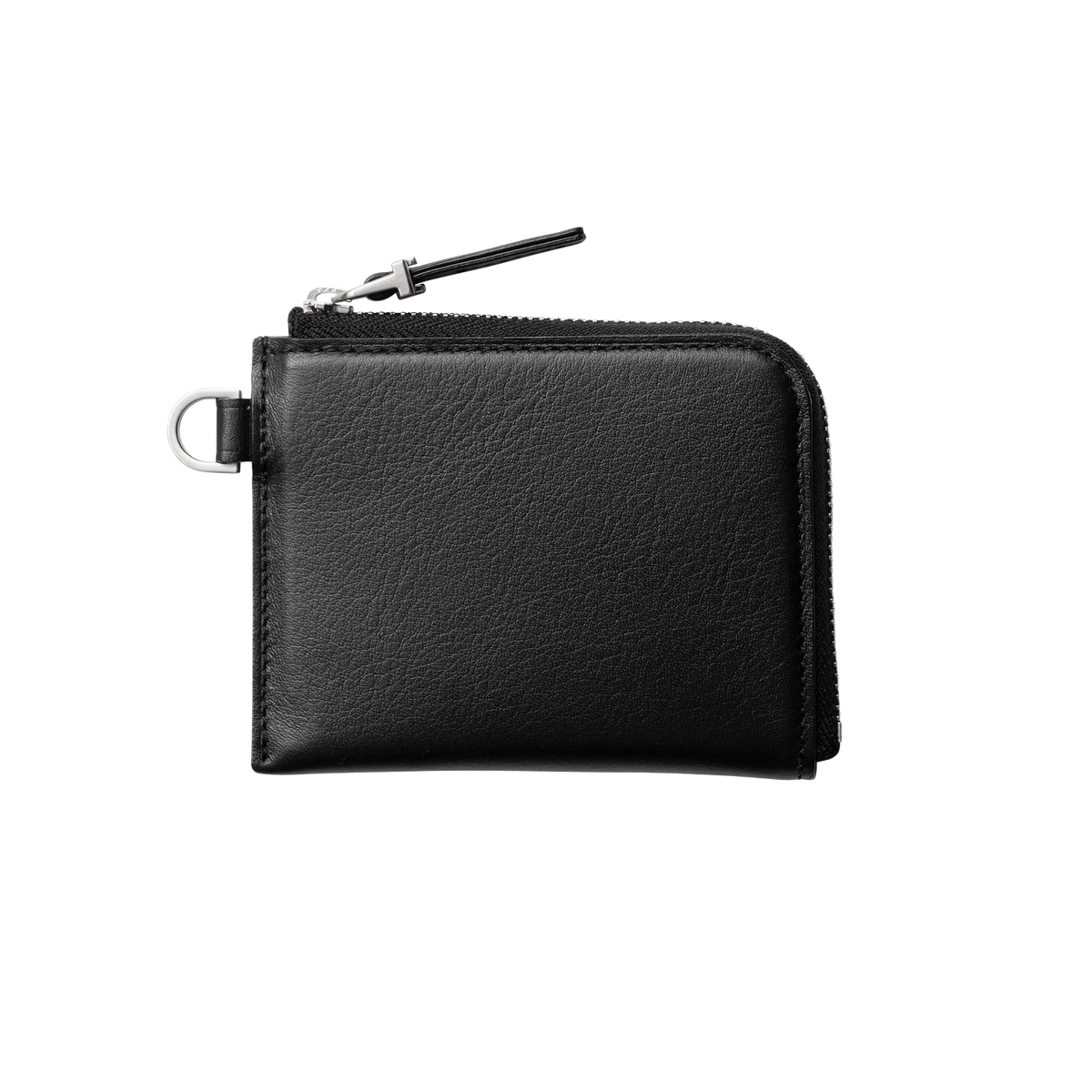 material.calm-grain-leather-shinome Shinome L Zip Wallet in Black Made in Japan