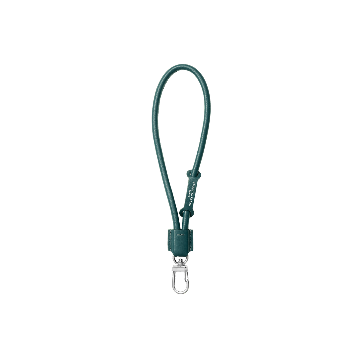 material.calm-grain-leather-shinome Shinome Leather Wrist Lanyard in Peacock Blue Made in Japan