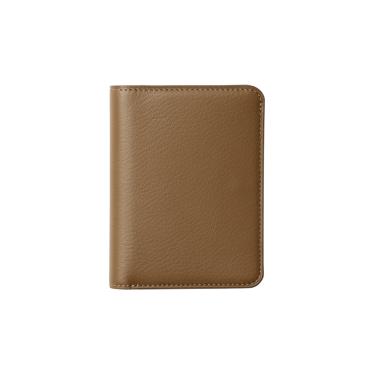 material.calm-grain-leather-shinome Shinome Slim Bifold Wallet in Acorn Made in Japan