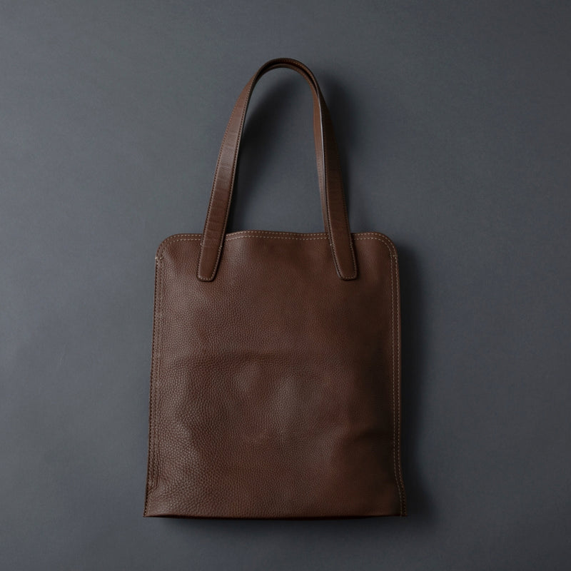 Slim Tote | Medium Brown | 3 months