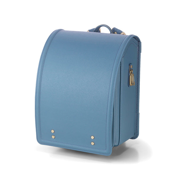 Cowhide Randoseru Cowhide Hybrid in Sky Blue Made in Japan