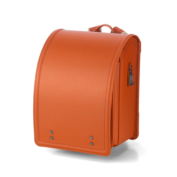 Cowhide Randoseru Cowhide Hybrid in Orange Made in Japan