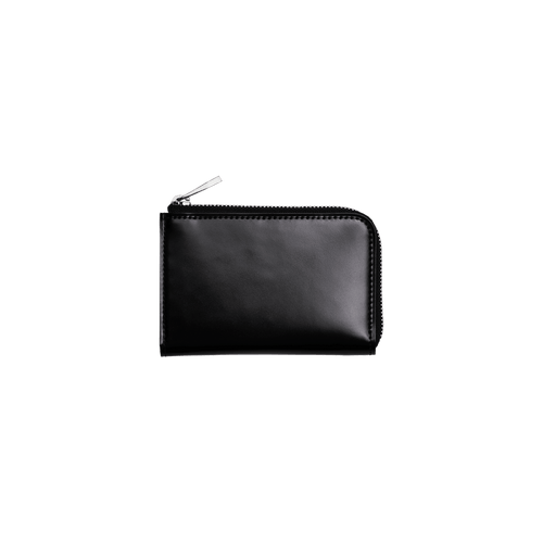 Cordovan Gusseted L Zip Wallet