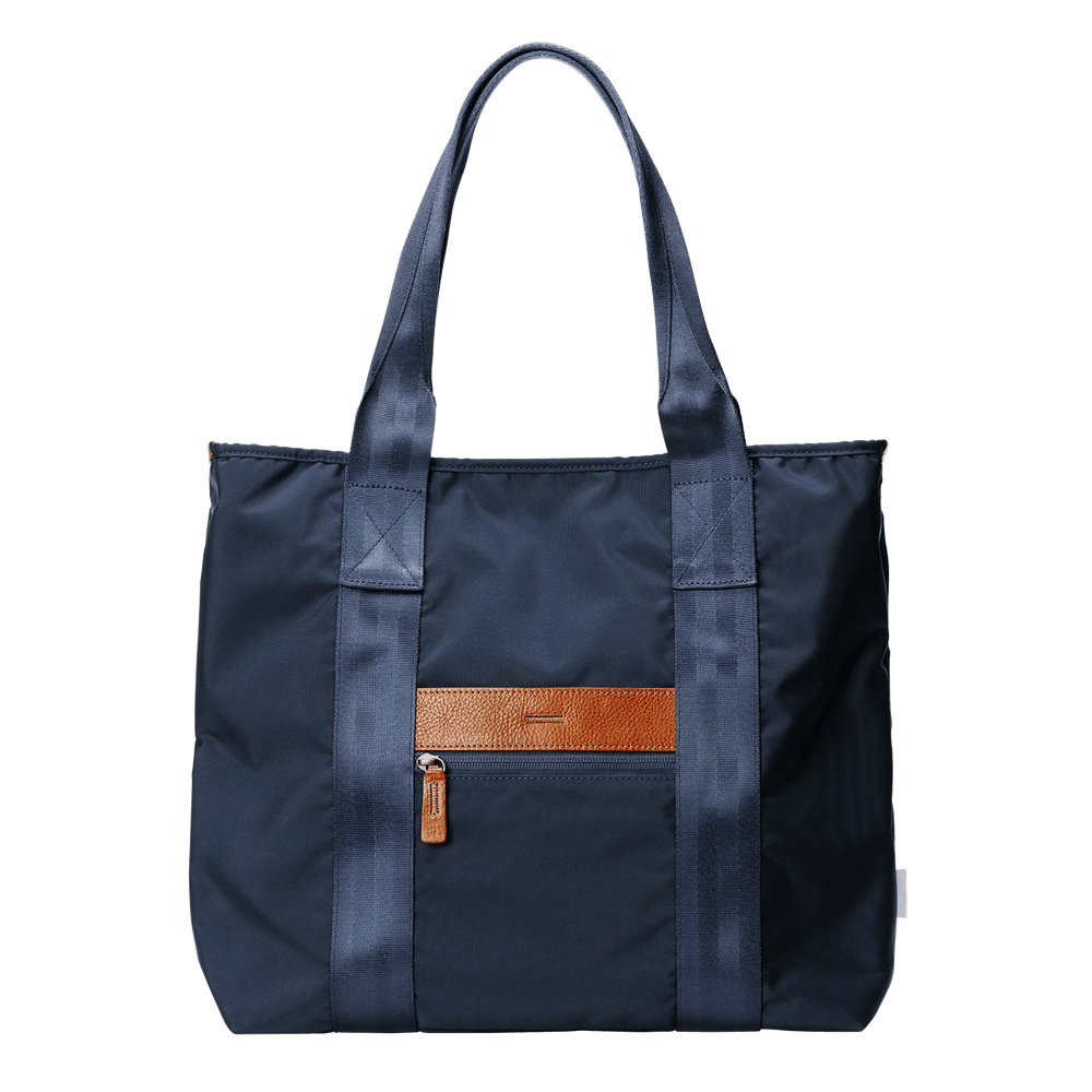 Recycled Nylon  CORDURA® Nylon Tote Bag in Navy Made in Japan