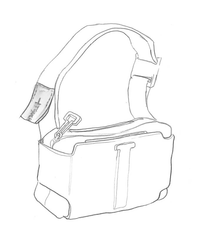 Rough Sketch: Crossbody Bag